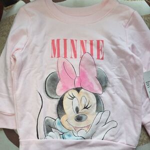 Disney Pink Minnie Mouse Sweatshirt